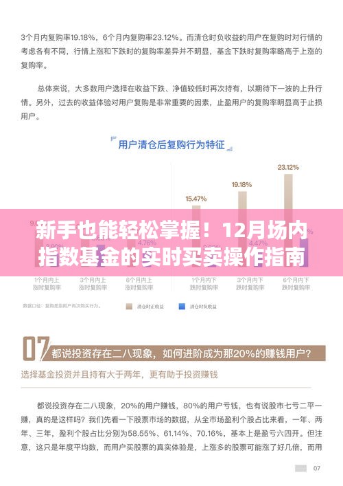 新手指南，掌握场内指数基金实时买卖操作技巧，12月实战指南