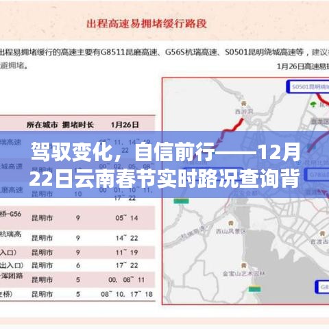 驾驭变化，自信前行，云南春节实时路况背后的励志故事