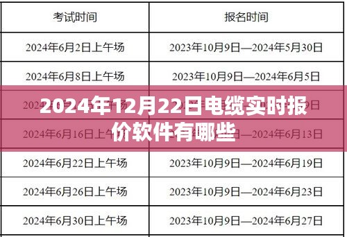 电缆实时报价软件推荐，2024年电缆报价软件榜单