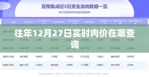 往年肉价查询，如何实时查看肉价信息