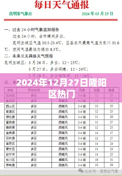 隆阳区热门活动预告，2024年12月27日盛事一睹