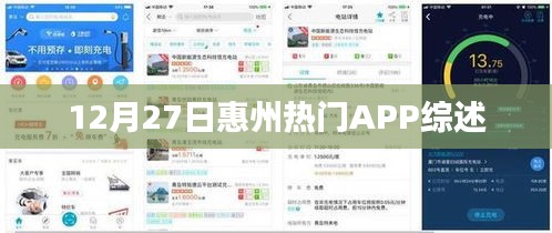 惠州APP热门综述，12月27日市场概览